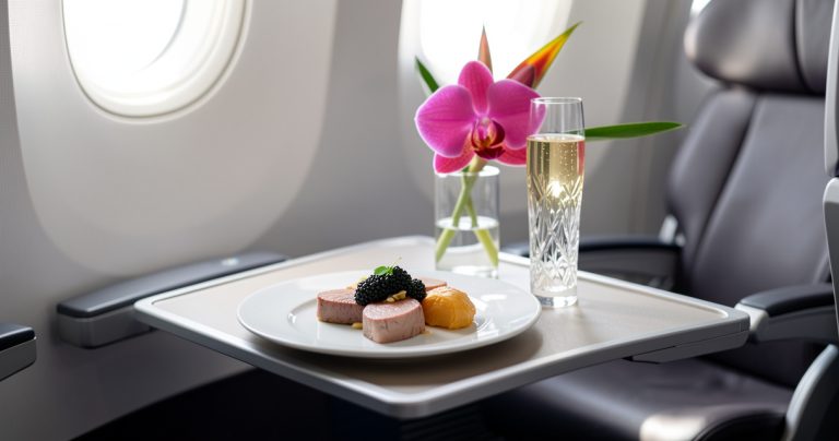 Thai Airways Royal Silk Class A350: Caviar at 35,000 Feet