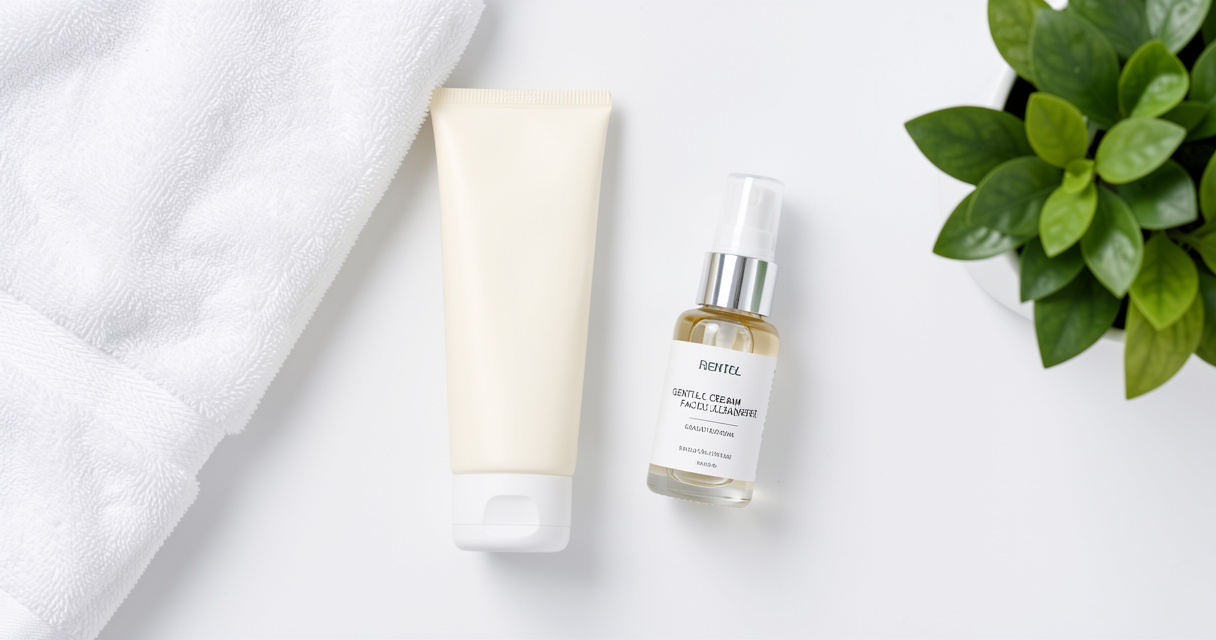 Best facial cleanser for aging skin with hyaluronic acid serum